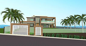
							Localizao: : Projeto de retrofit e design de fachada | Localizao: Condomnio Quintas da Lagoa | Sarzedo | MG 